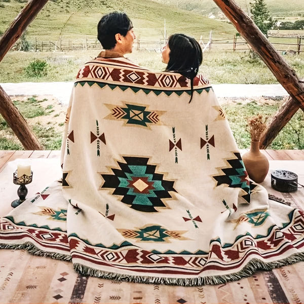 BohoLiving - Southwestern Jacquard Picnic Blanket