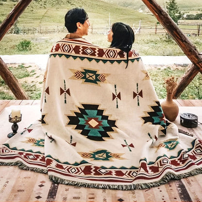 BohoLiving - Southwestern Jacquard Picnic Blanket