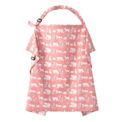 Breastfeeding Privacy Apron with Adjustable Neck Strap – Lightweight Cotton Feeding Shield for Moms – Portable Infant Nursing Drape