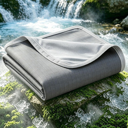 Confort rafraîchissant | Couverture respirante double face | Jeté léger pour les personnes ayant chaud la nuit et les sueurs nocturnes