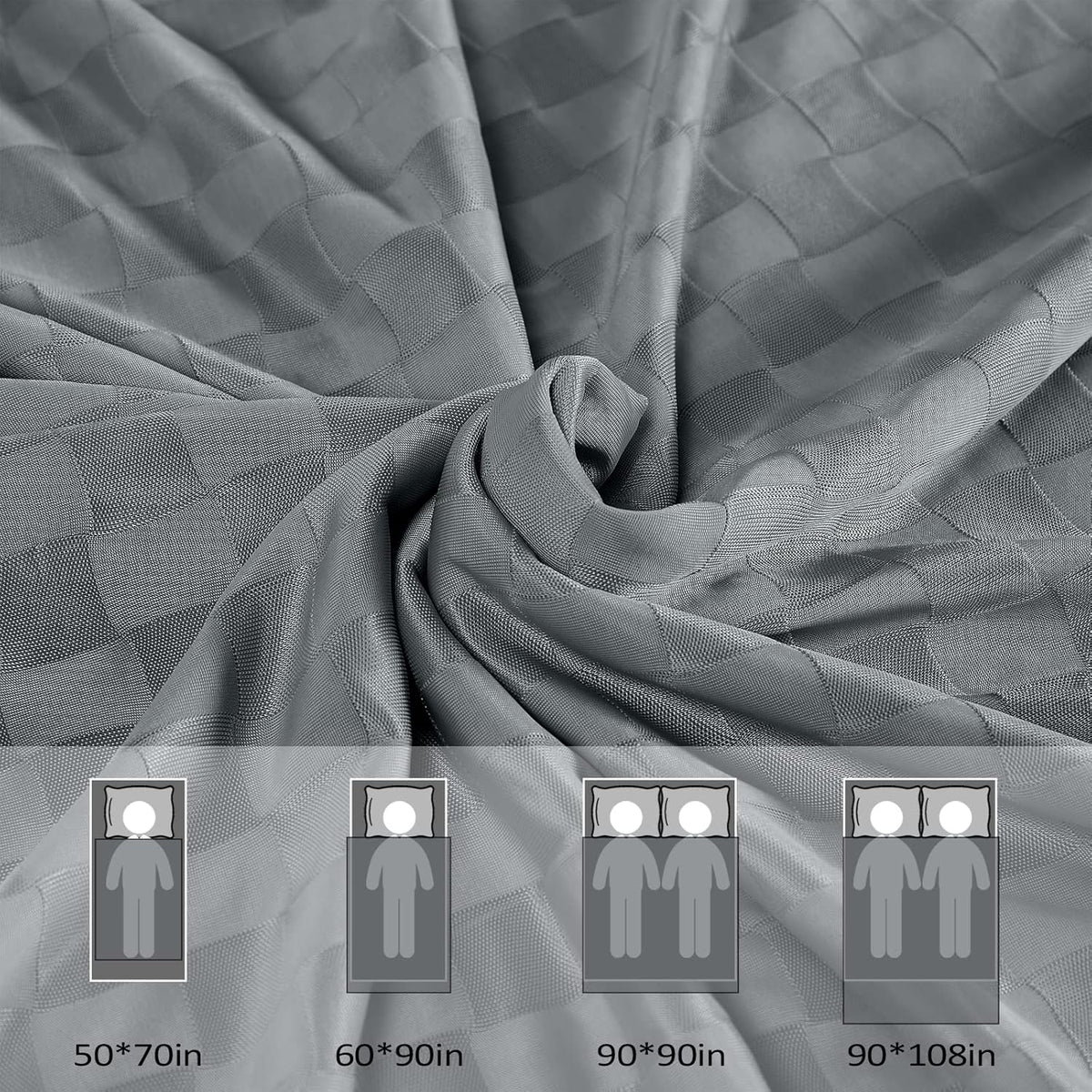 ChillEase | Couverture rafraîchissante pour dormeurs ayant chaud, dotée de la technologie Arc-Chill | Douce et respirante pour un confort tout au long de l'année