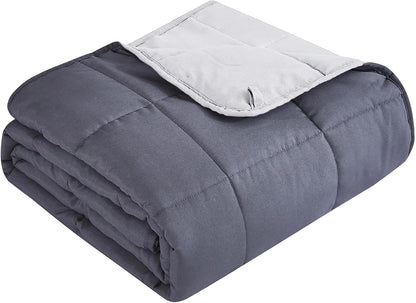 Confort douillet | Couverture lestée en microfibre rafraîchissante | Douceur toutes saisons pour une relaxation ultime
