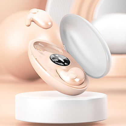 Bluetooth Sleep Earbuds Ultra-Lightweight Noise Isolating Wireless Headphones Waterproof for Side Sleepers Music Streaming