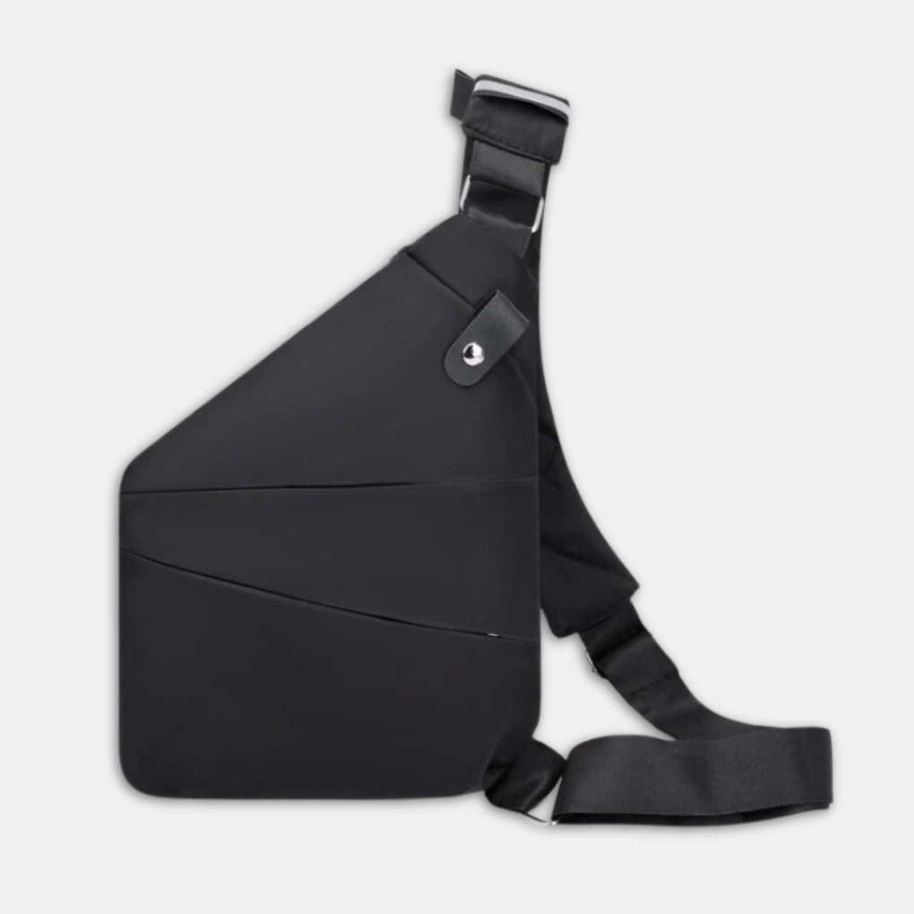 Compact Crossbody Sling Bag with RFID Protection & Secure Compartments for Travel & Daily Commute