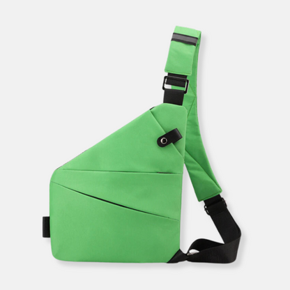 Shoulder Sling Organizer with RFID Protection & Slash-Resistant Strap for Travel, Commuting & Daily Use