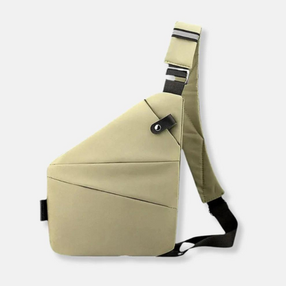 Compact Crossbody Sling Bag with RFID Protection & Secure Compartments for Travel & Daily Commute