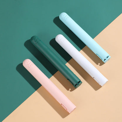 Compact Dual-Function Hair Styling Tool Ceramic Plates Curls & Straightens Portable Travel Size for Daily Touch-Ups On-the-Go Styling