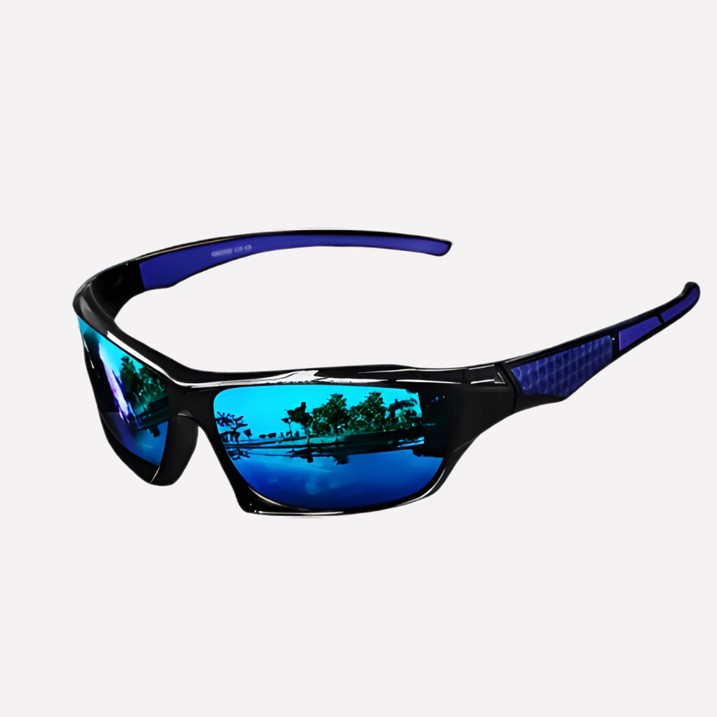 Wraparound Athletic Eyewear with Anti-Glare Lenses & Full UV Protection for Running Cycling Fishing Driving