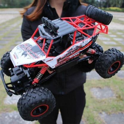 All-Terrain 4WD Radio-Controlled Truck 14" 2.4GHz Wireless High-Speed Crawler for Kids & Hobbyists Dirt Grass Rock Climbing Backyard Racing
