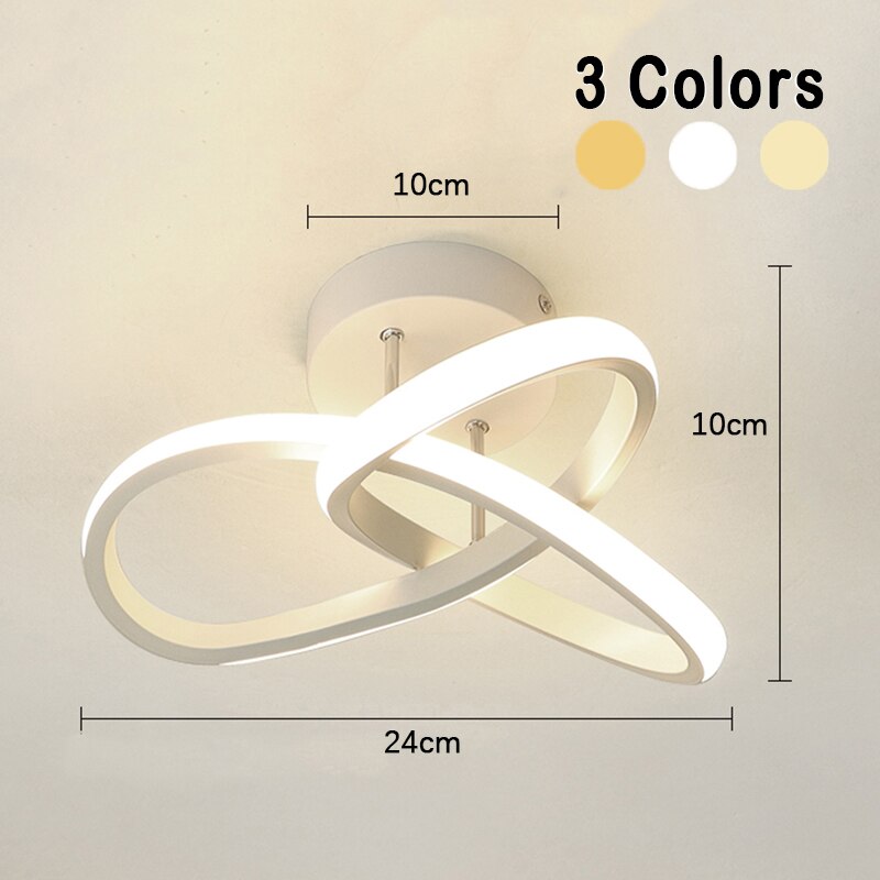 Adjustable LED Ceiling Light with Rotating Arms – Dimmable Modern Flush Mount Fixture for Living Room, Bedroom, Office & Kitchen