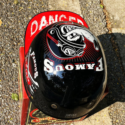Moto Baseball Helmet | Stylish Half-Helmet with DOT & ECE Certification | Comfortable Protection for Daily Riding