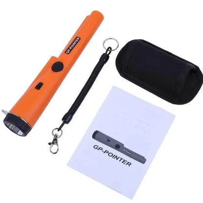 Handheld Metal Detector Wand Pinpointer IP66 Waterproof High Sensitivity Security Scanner for Treasure Hunting Beach Detection Gold Coins