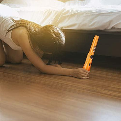 Handheld Metal Detector Wand Pinpointer IP66 Waterproof High Sensitivity Security Scanner for Treasure Hunting Beach Detection Gold Coins