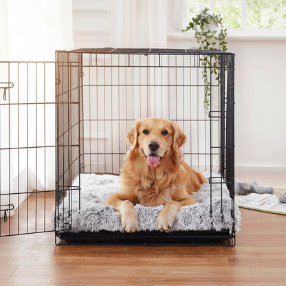 Ortekor Cozy Pet Haven | Panier pour chien lavable avec rebord surélevé pour plus de confort | Solution de couchage d'intérieur pour toutes les races