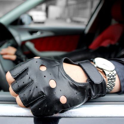 Genuine Goatskin Work Gloves – Waterproof Abrasion-Resistant Hand Protection for Heavy-Duty Tasks, Rugged Leather Grip, Men & Women