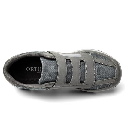 Adjustable Wide-Fit Comfort Shoes for Swollen Feet & Diabetic Care with Hook-and-Loop Straps
