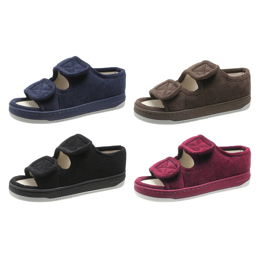 Comfort Step | Sandales pour diabétiques pour pieds gonflés avec brides réglables | Design respirant pour un confort tout au long de la journée