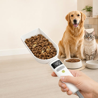 Ortekor Digital Pet Food Measuring Spoon - Precision Portion Control for Cats & Dogs | Coffee, Baking & Kitchen Prep