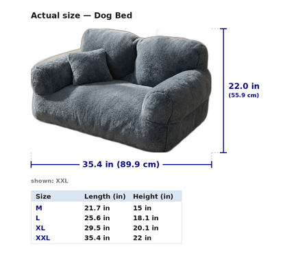Paniers pour petits chiens et chats, canapé-lit en peluche pour animaux avec housse lavable, lit pour chat avec base antidérapante