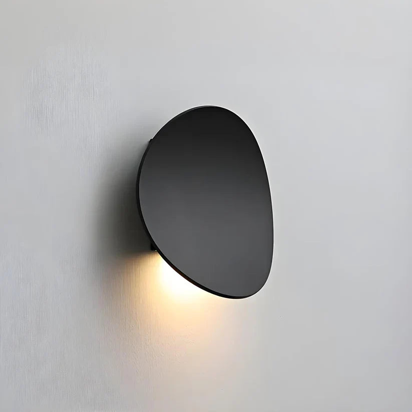 LED Wall Sconce – Round Aluminum Disk Light, 7W Modern Fixture for Bedroom, Hallway, Living Room & Office