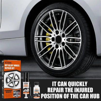 Metal Wheel Touch-Up Repair System for Scratched & Scuffed Car Rims – Restore Finish on Aluminum, Steel & Chrome Wheels at Home