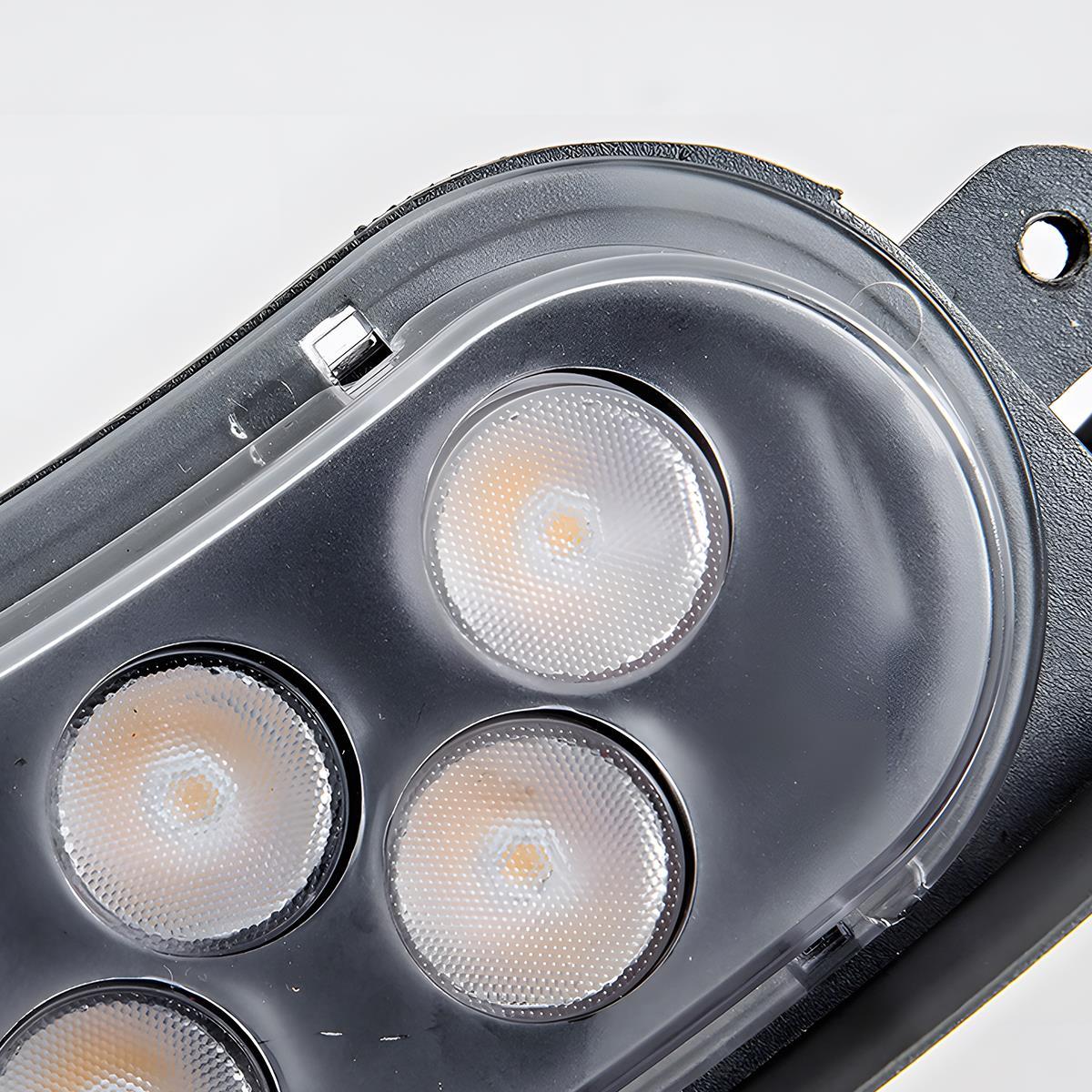 LED Uplight Spike for Trees & Walkways – Cast Aluminum Housing, 12W Output, Arc Design, Warm White or RGB Modes, Ground Stake Installation,
