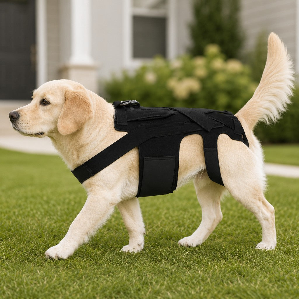 Ortekor Dog Back Support Brace for Senior & Recovering Dogs - Full-Body Mobility Vest for Walking Stability