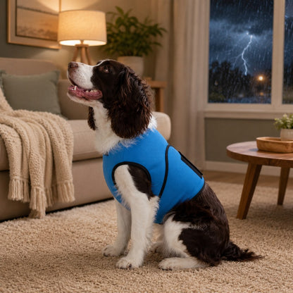 Ortekor Dog Comfort Wrap Vest for Thunderstorms, Fireworks & Travel - Adjustable Hug-Like Support for Nervous Dogs