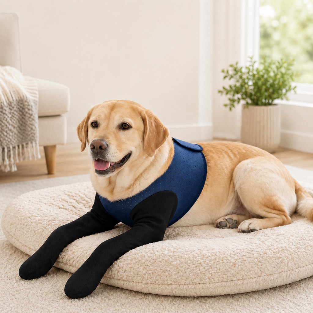 Ortekor PawGuard Dual Front Leg Recovery Sleeves for Dogs - Cone-Free Anti-Lick Protection for Post-Surgery, Scratching & Sensitive Front Legs