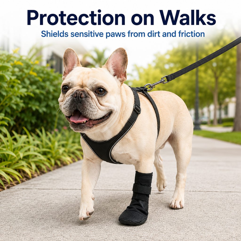 Ortekor Dog Paw Recovery Boot for Home Rest & Walks - Anti-Lick Protective Cover for Injured Paws