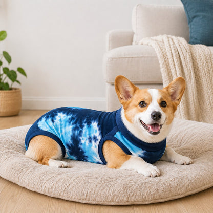 Ortekor Dog Post Surgery Recovery Suit - Soft Anti-Lick Protective Onesie for Spay Neuter Recovery