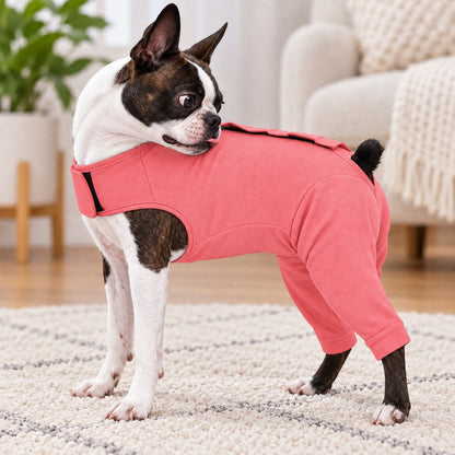 Ortekor Dog Post-Surgery Recovery Suit - Rear Leg Anti-Lick Cone Alternative