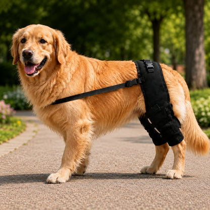 Ortekor Dog Rear Leg Support Brace for Senior & Weak Dogs - Adjustable Hind Leg Mobility Support for Walking & Daily Care