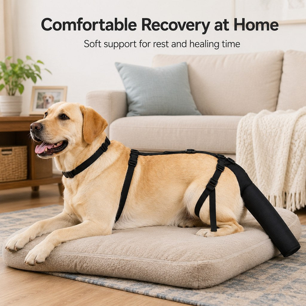 Ortekor Adjustable Dog Tail Protector for Recovery & Daily Walks - Padded Guard for Sensitive Tails