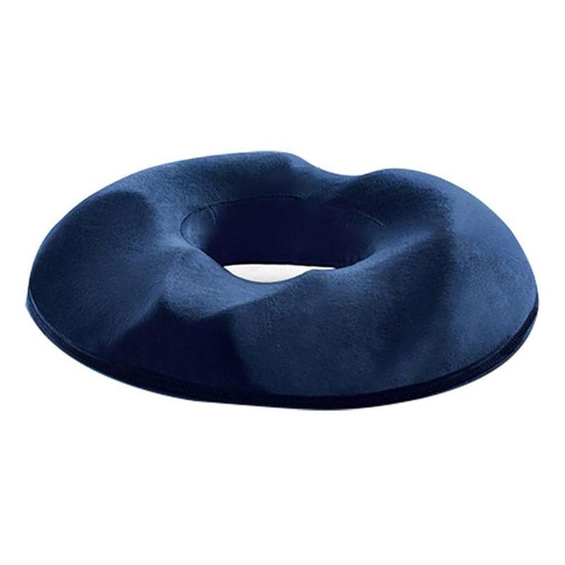 Memory Foam Seat Cushion for Tailbone Pain Relief – Donut Design for Chairs, Cars & Wheelchairs