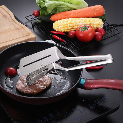 Locking Tongs for Outdoor Grilling – Stainless Steel Flip Cage for Burgers, Steaks, Chicken & Veggies – Non-Slip Food Holder for Charcoal &