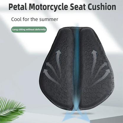 Coussin de siège en gel confortable | Selle de moto avec absorption des chocs | Conception respirante pour les longs trajets