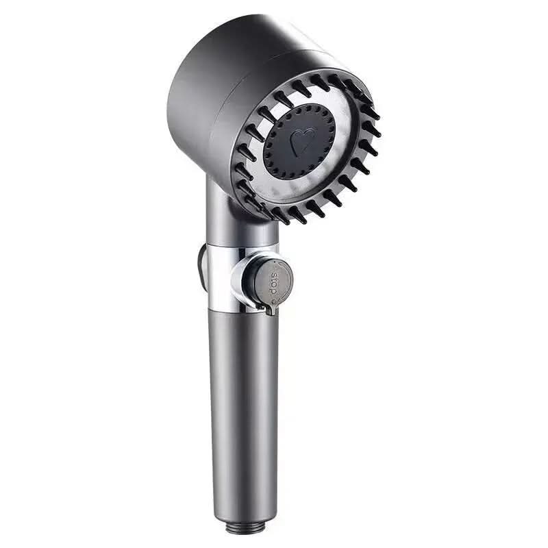 High-Pressure Filtered Showerhead with Built-In Water Purifier & 3-Mode Massage Spray for Low Pressure Bathrooms