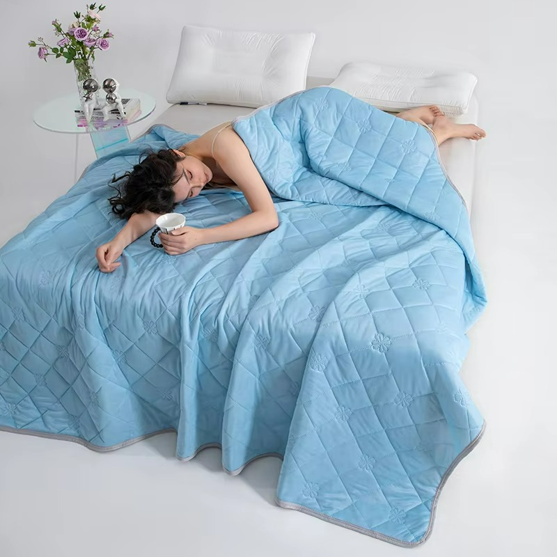 Couette d'été rafraîchissante | Coton léger et respirant avec tissu double face pour un confort exceptionnel