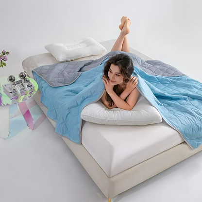 Couette d'été rafraîchissante | Coton léger et respirant avec tissu double face pour un confort exceptionnel