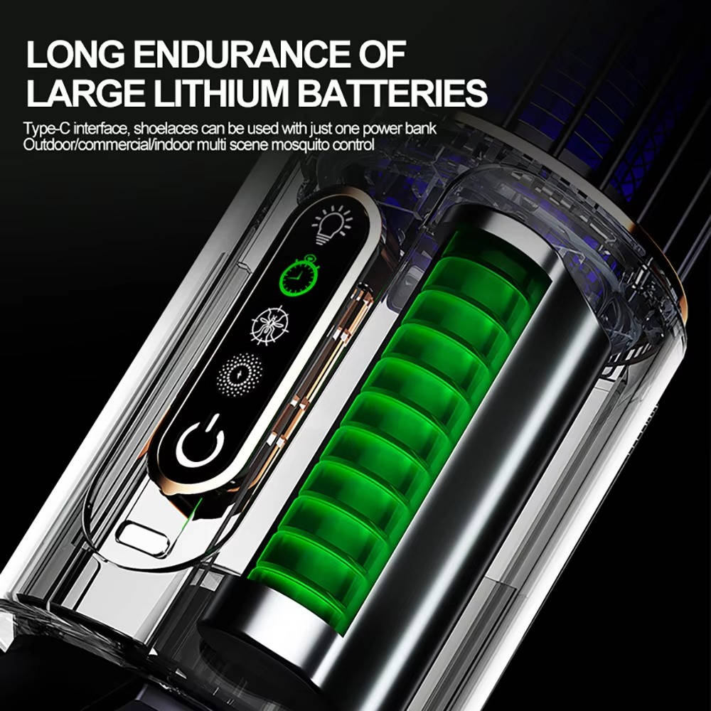Destructeur d'insectes électrique portable avec batterie rechargeable USB