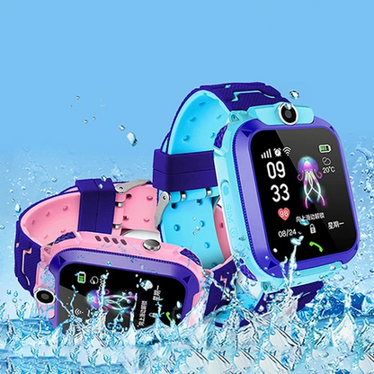 GPS Tracker Smartwatch for Kids with SOS Button & Water Resistant Design