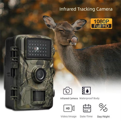 Caméra de chasse avec vision nocturne et enregistrement audio, caméra pour gibier, caméra étanche pour l'observation de la faune