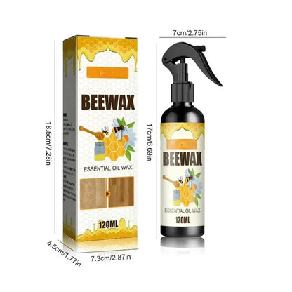 Natural Wood & Leather Conditioning Spray with Beeswax for Furniture, Floors & Surfaces | Non-Toxic Polish