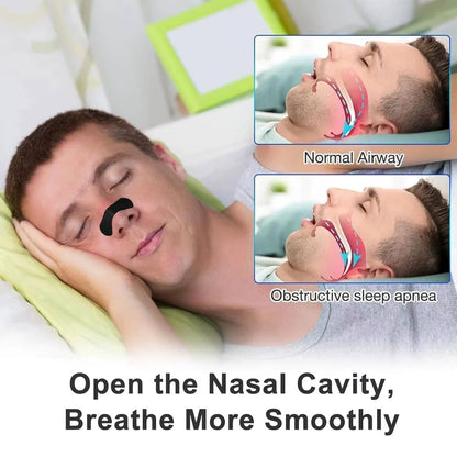 Bandes nasales confortables pour faciliter la respiration nocturne