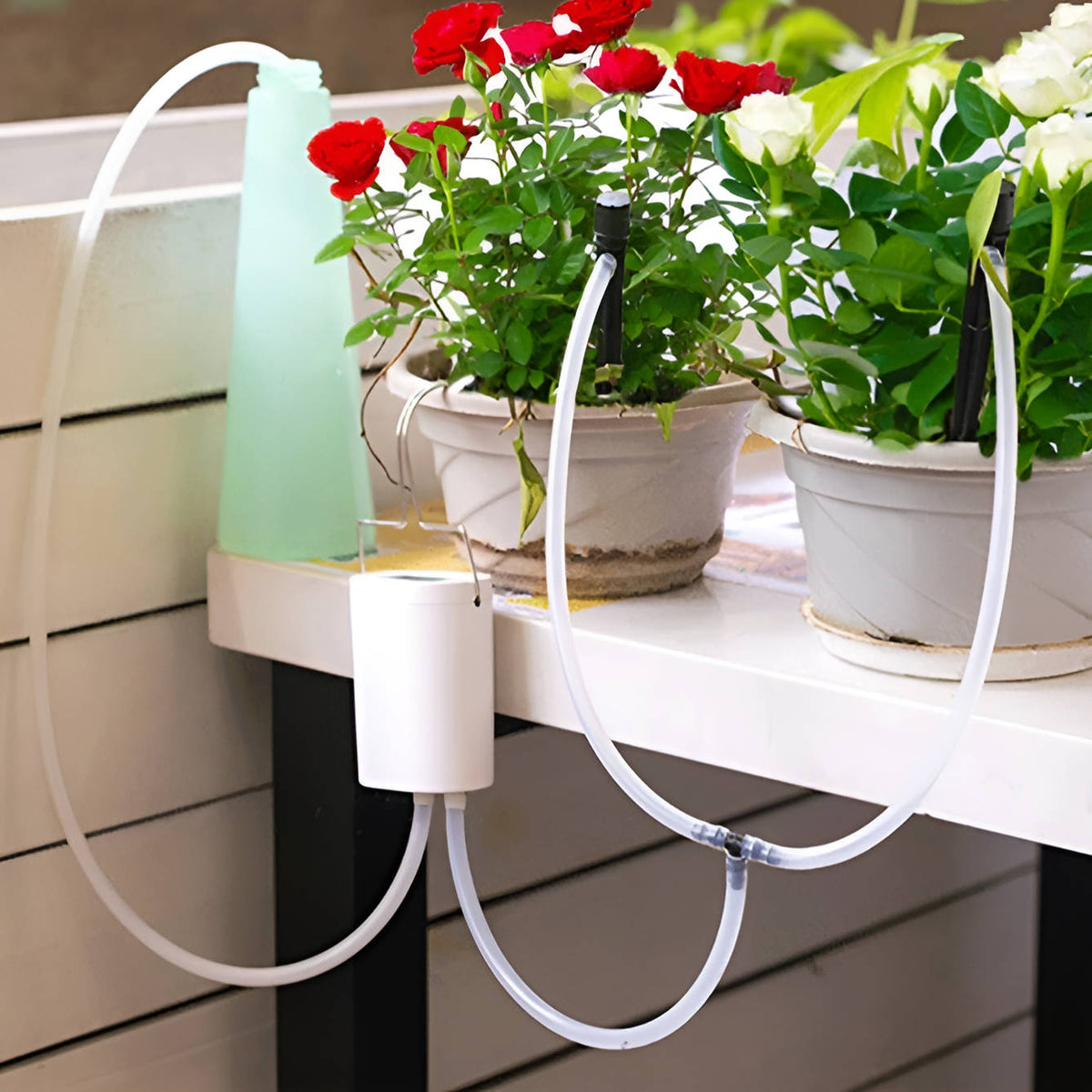 Programmateur d'arrosage AquaSmart - Rechargeable, couverture multi-plantes
