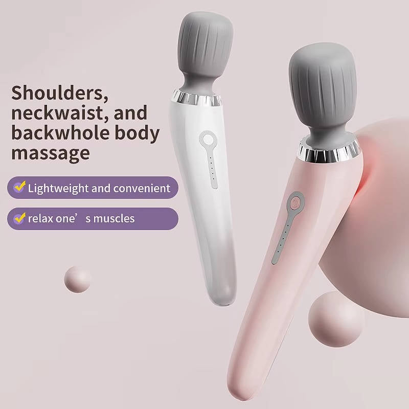 Baguette de massage sans fil compacte, masseur dorsal rechargeable à 5 vitesses