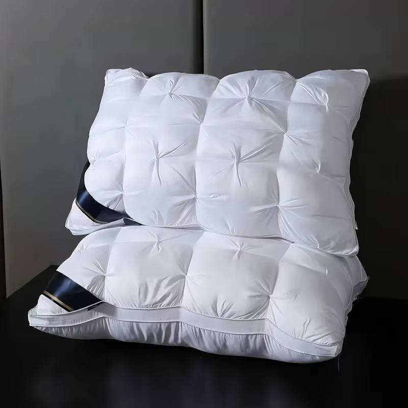 Oreillers de lit matelassés moelleux Garnissage hypoallergénique pour dormeurs latéraux