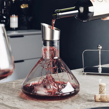Red Wine Carafe and Aerator Set – Decanter for Enhanced Flavor