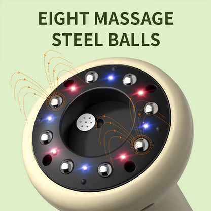 Appareil de massage sous vide 3 en 1 portable avec chaleur et écran LCD